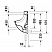 Duravit Starck 3 Писсуар подача воды сзади, с вытяжкой, сток внутренний вертикальный или горизонтальный, включая крепление, модель с „мушкой“, 330x35