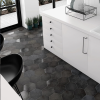 Плитка керамическая напольная 24954 HERITAGE HEXÁGONO Carbon 17,5х20 см 