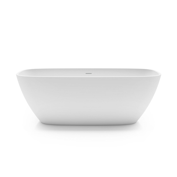 Gruppo Treesse Brio Ванна отдельностоящая 170х72х56 см из искусствен. камня донный клапан белый матовый, ванна цвет белый матов 