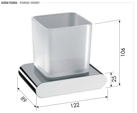 Стакан Remer Lounge LN15CR 