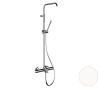 Душевая система термостатическая с изливом Remer Elegance EQ34A7MMSSOFBO, белый матовый