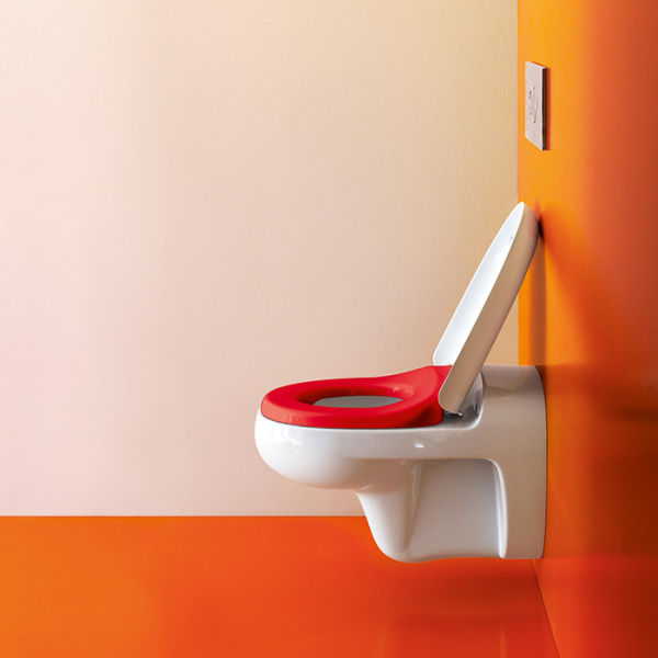 LAUFEN Florakids Сиденье для унитаза 8.2003.1, цвет белый, антибактериальное покрытие, цвет белый/микролифт (со склада Продаем с унитазами!) 