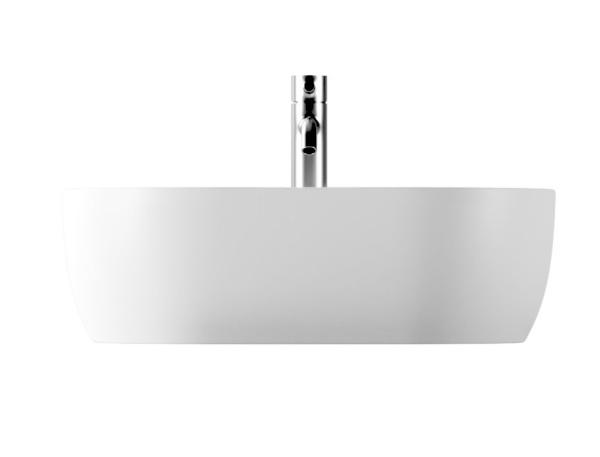 Alice Unica, накладная овальная раковина 55x36x17h см, цвет серый матовый 