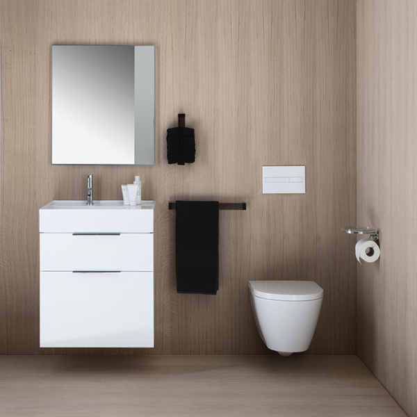 LAUFEN KARTELL Унитаз подвесной 545х370х430 мм., безободковый смыв Rimless, цвет белый 