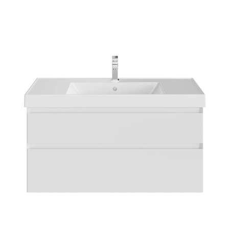 Kerama Marazzi Тумба CUBO подвесная с ящиками 100, белая матовая 