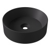 Alice Spy Раковина Round Ø40хВ12, накладная, без отверстия под смеситель, чёрный матовый