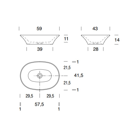 VITAGE milldue edition Four Seasons Тумба под раковину 720х555х688 мм., 2 ящика, цвет глянцевый Bianco 
