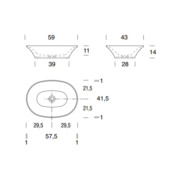 VITAGE milldue edition Four Seasons Тумба под раковину 720х555х688 мм., 2 ящика, цвет глянцевый Bianco 