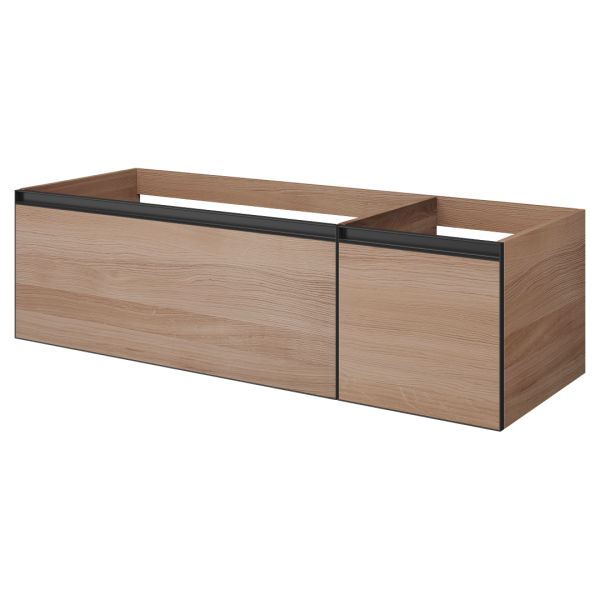 QUATRO 2 140см (100+40) тумба WILLOW профиль ANTHRACITE 