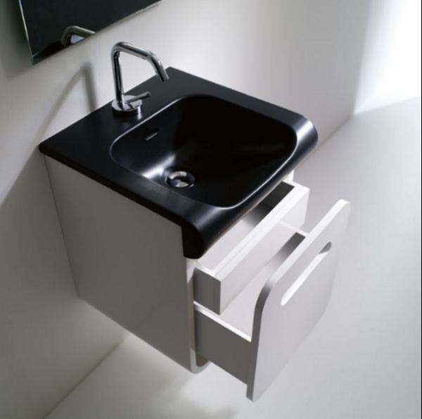 KERASAN Inka Project База INKA 40см подвесная,  цвет белый глянцевый 