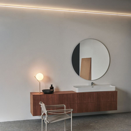 Ideal Standard Conca Круглое зеркало с диаметральной светодиодной подсветкой 1200 x 26 x 1200 мм, 14,4 кг neutral 