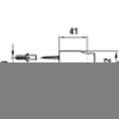 Laufen Twinpro держатель для ручного душа, цвет хром 