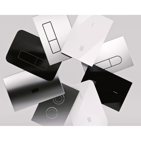 Ideal Standard Oleas M1 Механическая панель смыва, двойной смыв, цвет: хром 