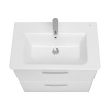 Roca THE GAP ORIGINAL Тумба подвесная 677x412x600 мм. для раковины 700 мм, с 2 ящиками, белый глянец (ZRU9302878) 