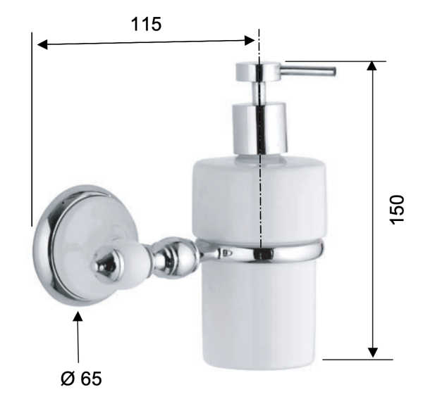 Дозатор Remer Epoca EP13CR 