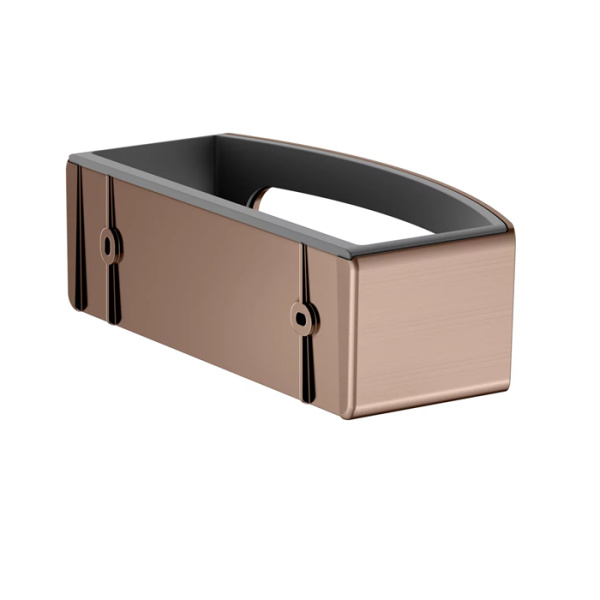 Keuco ELEGANCE Полочка для душа, съемная вставка (небьющаяся и нечувств. к УФ), скрытый крепеж в к-те цвет: brushed red gold/anthracite 