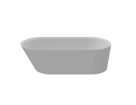 KNIEF Pearl Ванна отдельностоящая овальная 172x81x50см со сливом, цвет белый матовый (СПЕЦцена со склада!) 