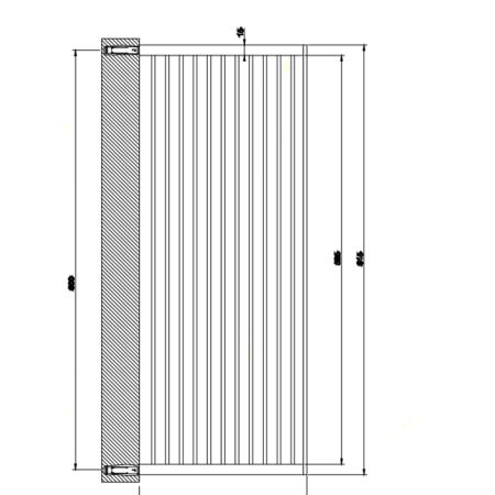 Gessi Rettangolo Полочка 60см широкая, цвет: хром 