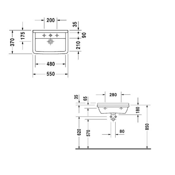 0865170000 STARCK 3 полупьедестал 2 для 030050, 030160, 030155,075045 (ДО ОКОНЧАНИЯ СКЛАДСКИХ ЗАПАСОВ) 