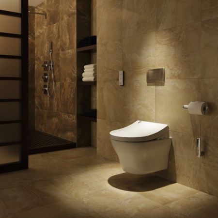 TOTO MH Унитаз подвесной, 394x530x339мм, безободковый, без сиденья, Tornado Flush, CeFiONtect, цвет: белый 