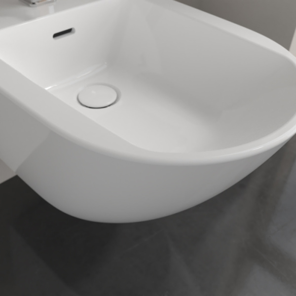 Villeroy&Boch Subway 3.0 Биде подвесное 375*560*270, с 1 отв. под смеситель, цвет альпийский белый 