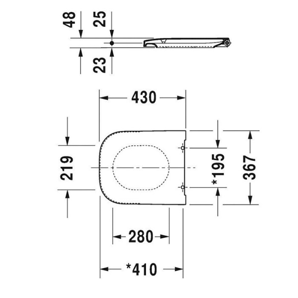 DURAVIT Happy D.2  Сиденье для унитаза сьемное,  с микролифтом, цвет белый (Спец.цена из наличия) 