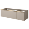 QUATRO 2 140см (100+40) тумба DAPHNE профиль MATT GOLD