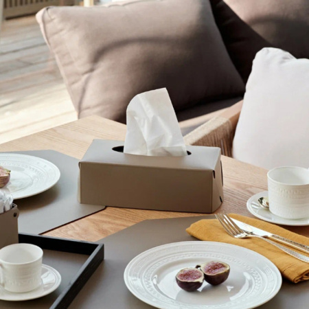 ADJ Салфетница Kleenex, 23x12xH7,5 см., цвет: капучино/шоколад 