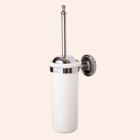 TW Bristol 220, ёршик подвесной в керамической колбе, цвет держателя: хром 