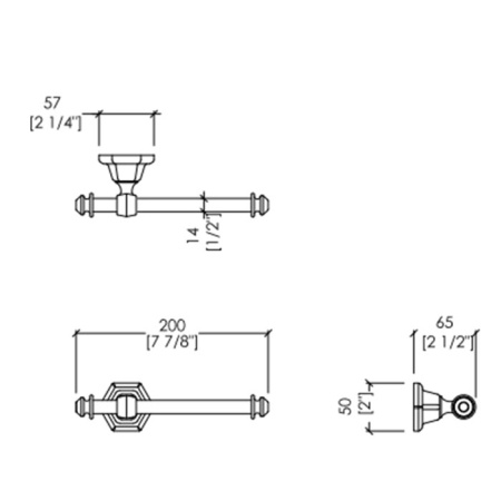 Devon&Devon Jubilee Держатель для туалетной бумаги, золото 