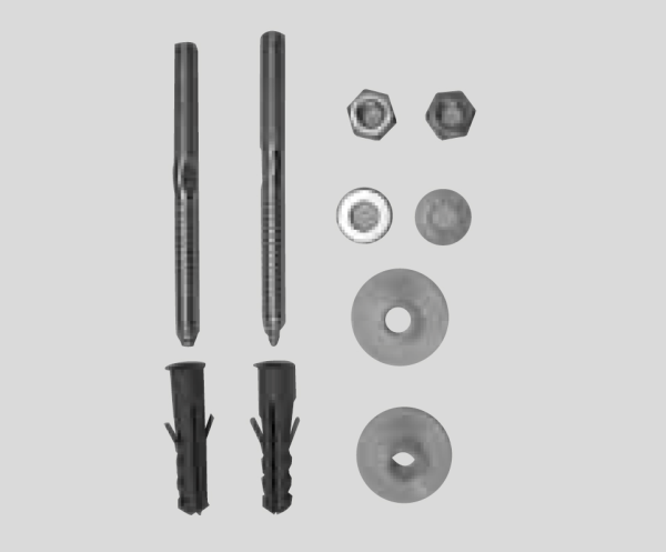 KERASAN Retro "Ножка" для консоли, цвет белый (*для инсталляции необходимо 2 шт - в упаковке 2шт.) 