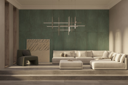 Керамогранит Foil Palladium Gold Decor 60х120 