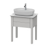 Duravit Luv База напольная, 743x688x450, 1 выдв.ящик, цвет скандинавско белый шелковисто-матовый