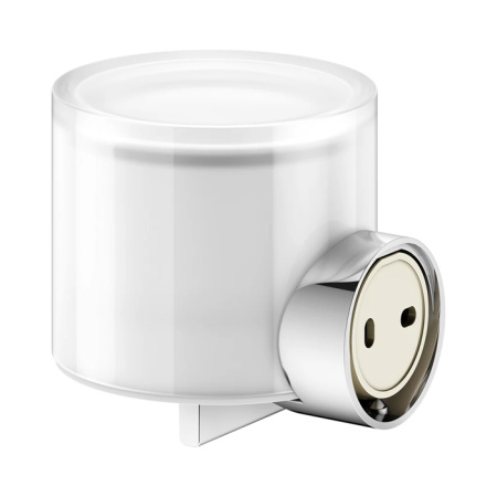 Keuco REVA Дозатор для мыла, 140 ml, управление снизу, скрытый крепеж, для привинчивания или приклеивания цвет: хром/хрусталь матовый 