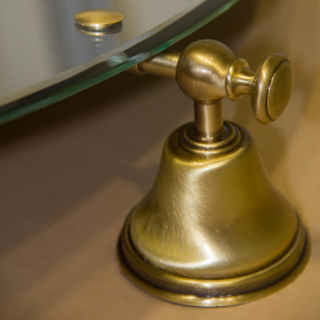 TW Harmony 021, вращающееся зеркало овальное 56*8*h66, цвет держателя: бронза 