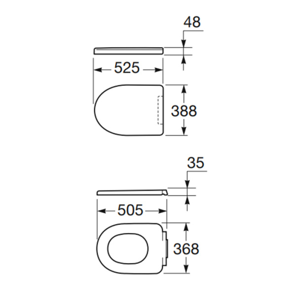 Armani Roca Island Сиденье для унитаза, с микролифтом, лакированное, цвет: белый (со склада продаем с унитазом 7.3467.6.700.0) 