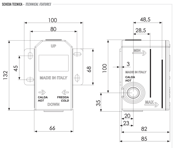 Скрытая часть на 1 или 2 выхода Remer RRBOX 