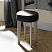 Burgbad Diva 2.0 Табурет 35.5x29.5x50 см, материал: сиденье исскуственная кожа / ножки дерево, цвет серый