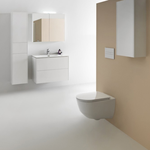 Laufen Pro S Комплект, раковина и база 800х500х610 мм, с 1 отв под смеситель,с 2 ящиками с мех. push-and-pull, белый матовый 