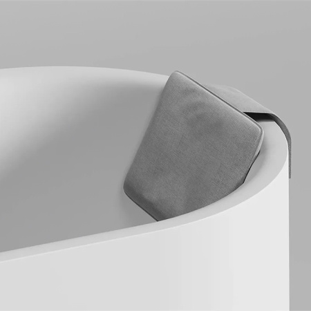 SALINI Подушка для ванны 495x355x70мм , Цвет: Grey 