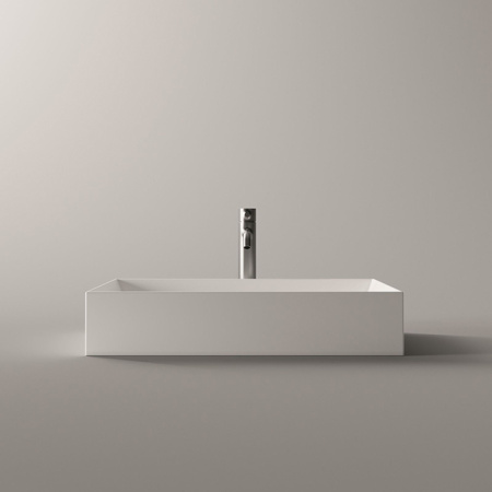 Alice Spy Раковина Rectangular 60x38хВ12, накладная, без отверстия под смеситель, белый матовый 