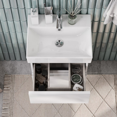 Roca OLETA Раковина мебельная 500х390 мм, белый (73274C300Y) (Внимание - ЧЕРНЫЕ точки на каждой раковине!!!) 