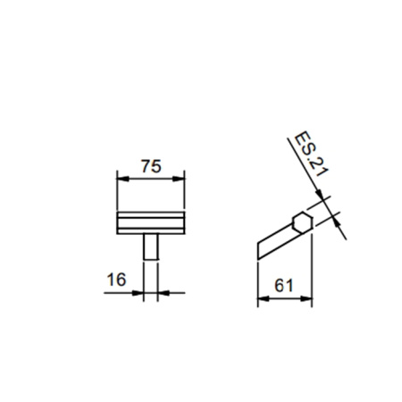 Fantini Venezia Крючок , цвет: хром 