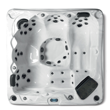 Gruppo Treesse Mykonos Минибассейн 211х211х86см отдельностс гидромасс, с автомат сист. рецирк.озонотер, цвет терапия,панели, крышка(СПЕЦЦЕНА со склад) 