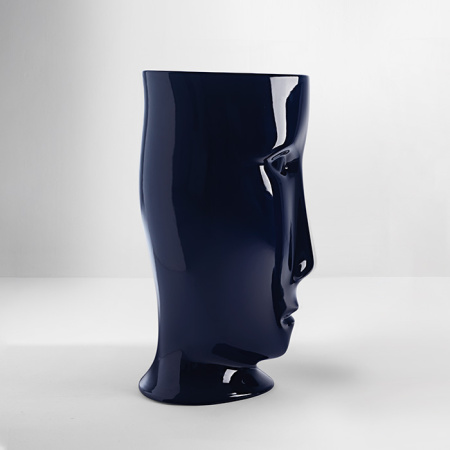 Kerasan Artwork Раковина свободностоящая "MOLOCO", с отверстием для слива в стену, цвет; Blu cobalto lucido 