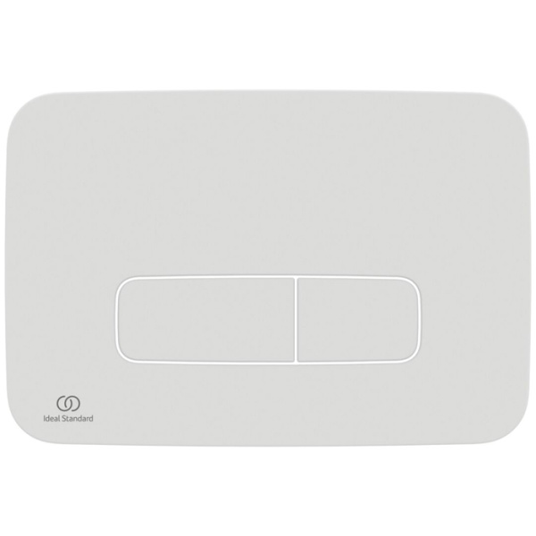 Ideal Standard Oleas M1 Механическая панель смыва, двойной смыв, покрытие soft touch цвет: белый матовый 