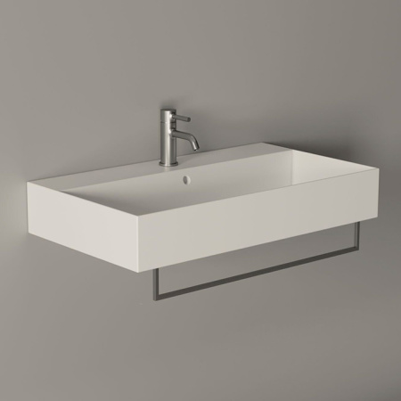 Alice Spy Раковина 81x46хВ13,5, накладная/подвесная, с отверстием под смеситель, белый глянцевый 