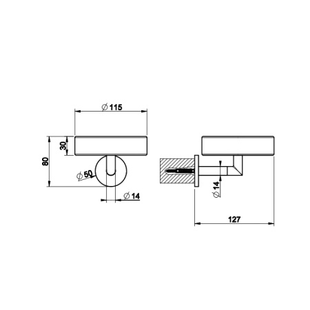 Gessi Anello Мыльница настенная белая, цвет: хром 