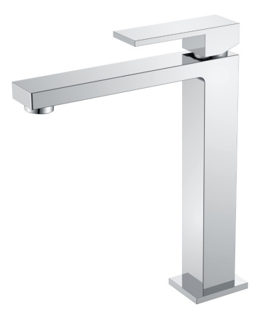 Смеситель для умывальника высокий QUBIC Хром 