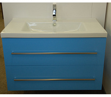 IDEA STELLA/IDEA Компелкт мебели, 2 ящика, внутр.часть 03037, с 2-мя ручками 03094хром,  90*54*49см Цвет: голубой/blu 1